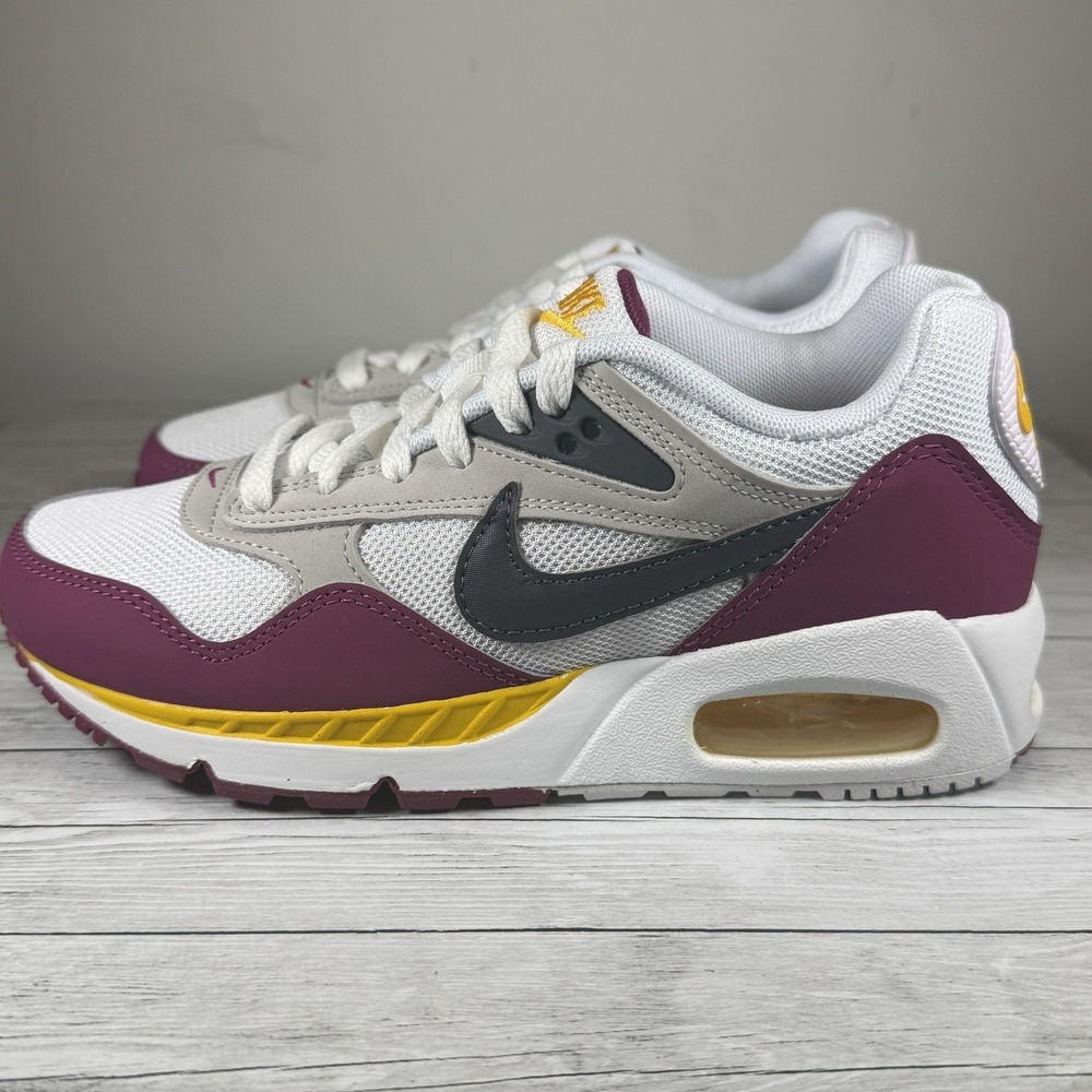 Nike Air Max Correlate Womens Sneaker White/Dark Grey/Yellow 511417-100 Size 5.5